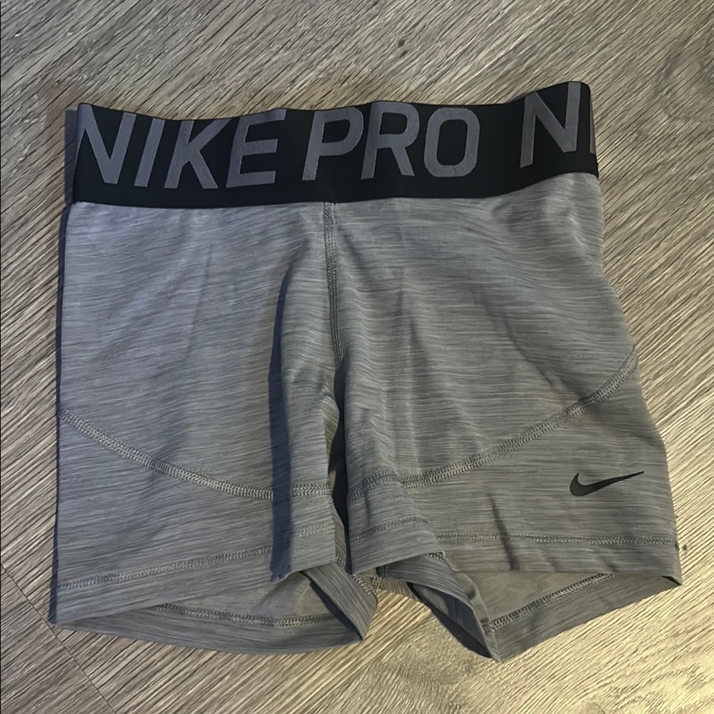 Nike Pro Gray Athletic Shorts